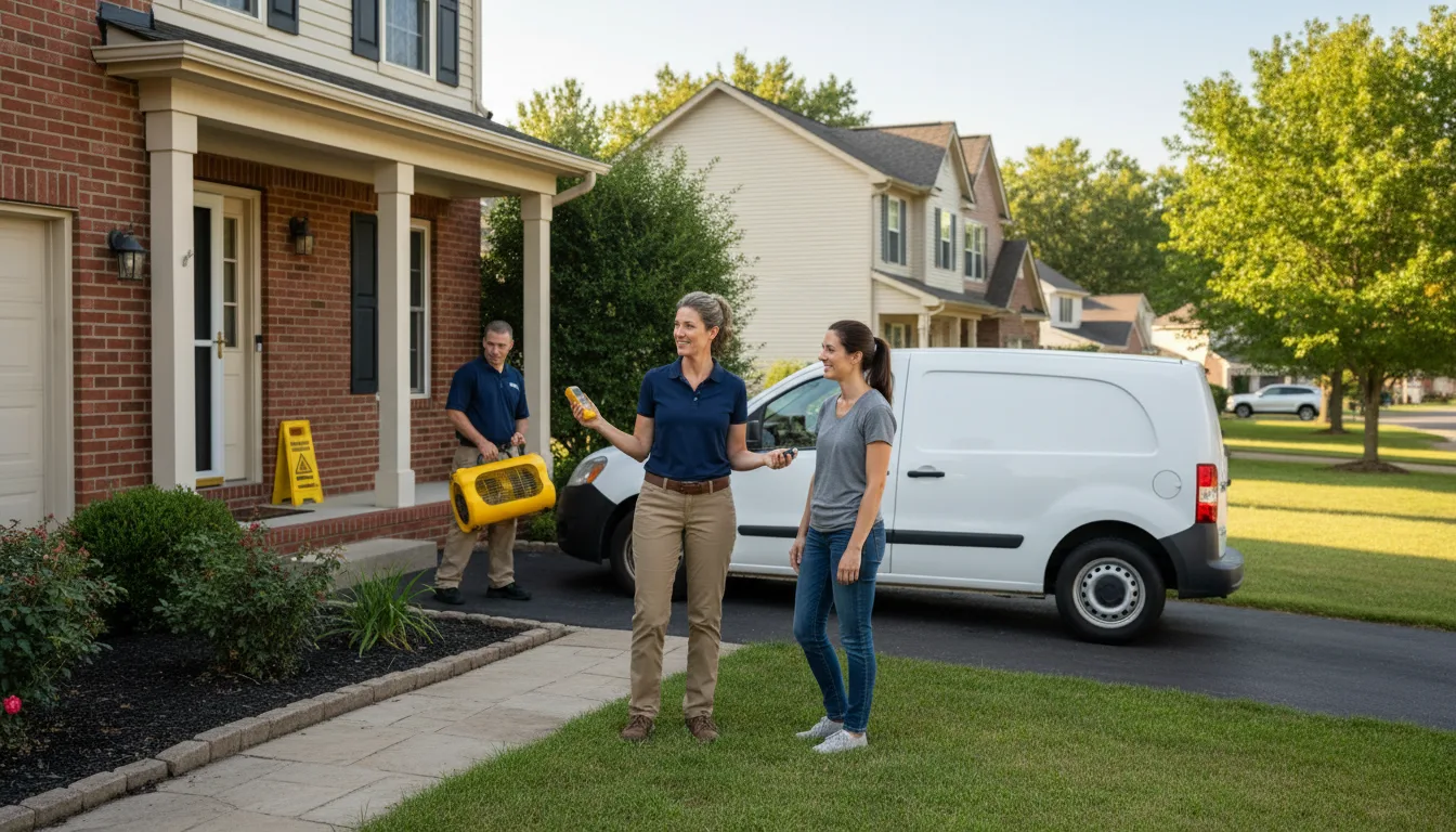 Water restoration image for Home Water Damage Repair in Luray, VA